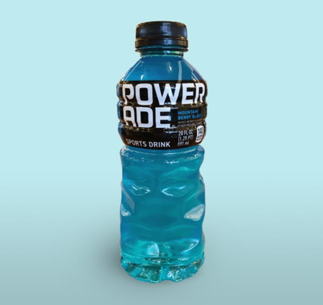 PowerAde Blue.