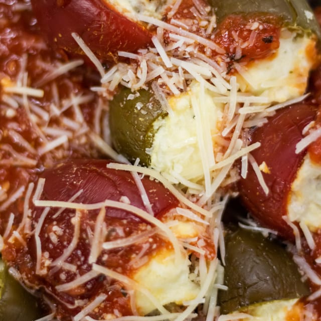 Stuffed Cherry Peppers.