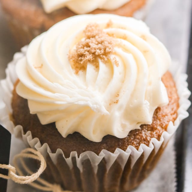 Jumbo Cupcake: Carrot Cake.