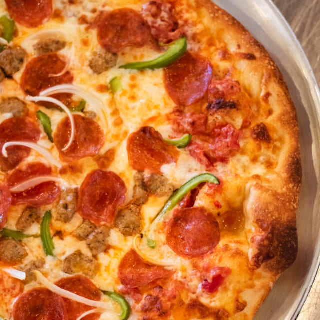Bakehouse Supreme Pizza.